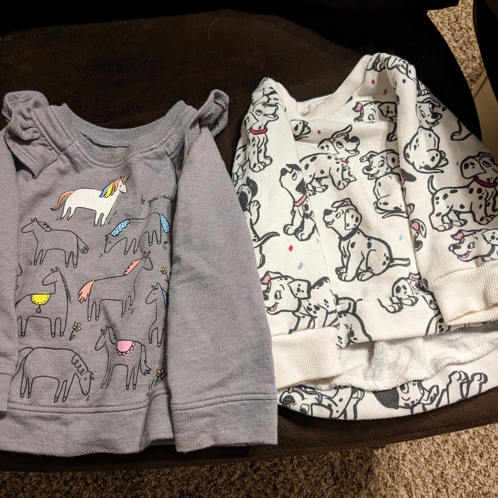 Jumping Beans 12mo crew sweatshirt set